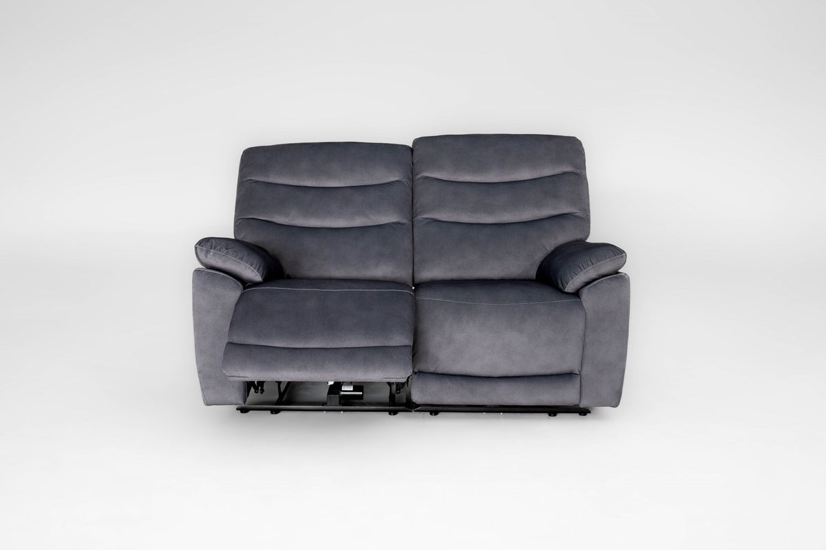 Toledo Grey 2 Seater Power Recliner Sofa