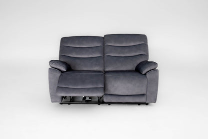 Toledo Grey 2 Seater Power Recliner Sofa