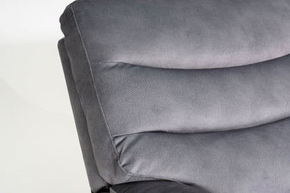 Toledo Grey 3 Seater Power Recliner Sofa