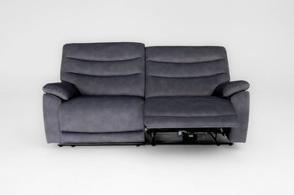Toledo Grey 3 Seater Power Recliner Sofa