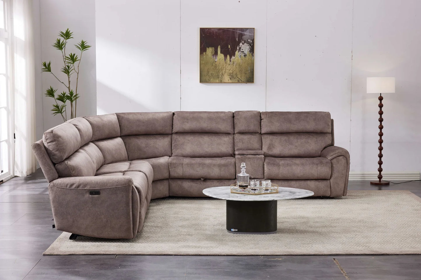 Vegas Corner Sofa - Truffle