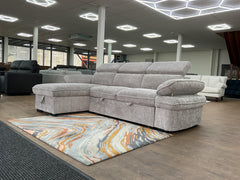 Hudson Universal Corner Sofa Bed - Grey