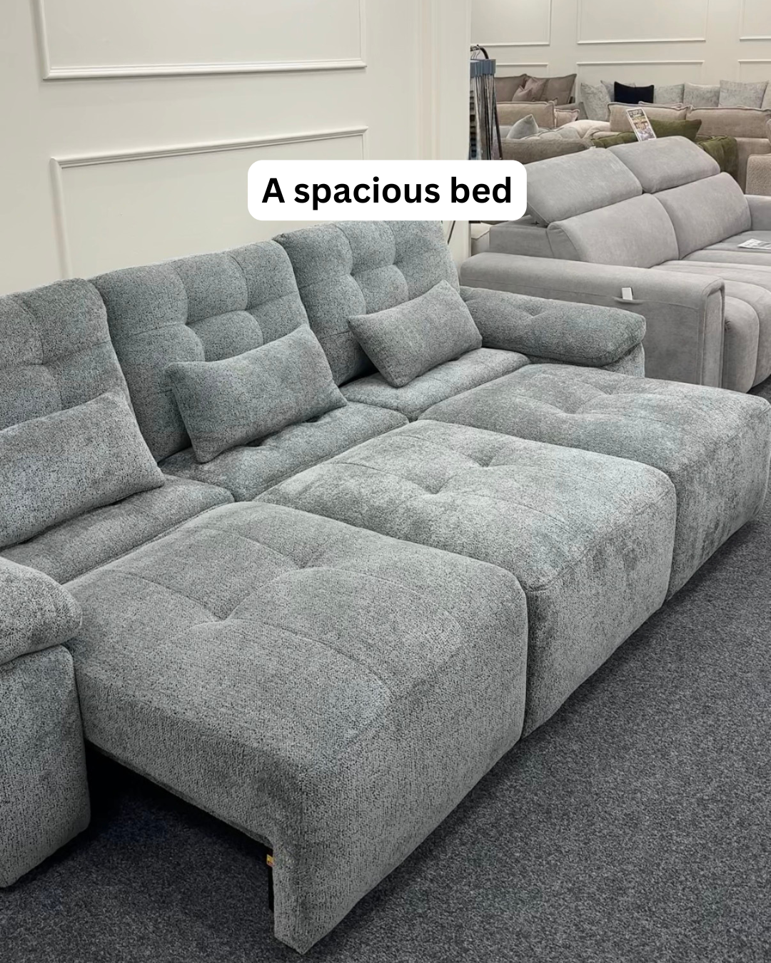 Dallas Electric Sofabed - Grey