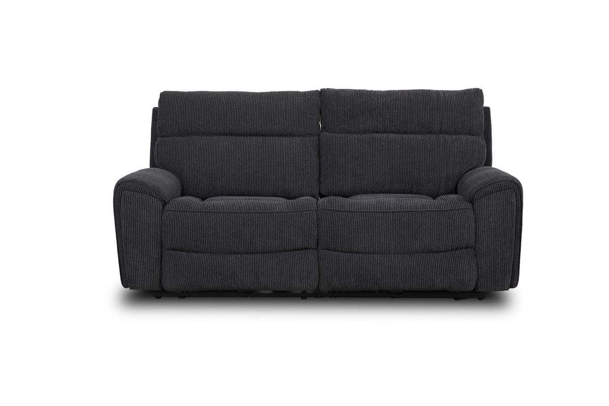 Atlanta Black Power Recliner 3 Seater Sofa