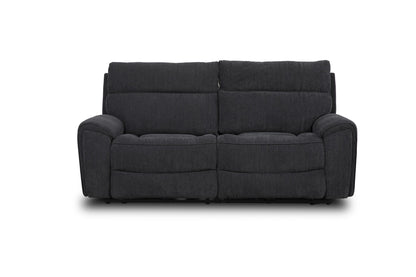 Atlanta Black Power Recliner 3 Seater Sofa