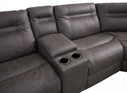 Jackson Power Recliner Modular Grey Corner Sofa