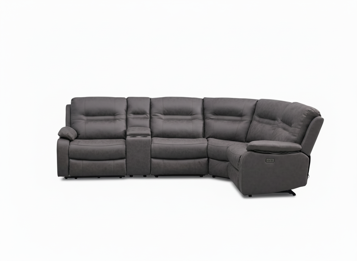 Jackson Power Recliner Modular Grey Corner Sofa
