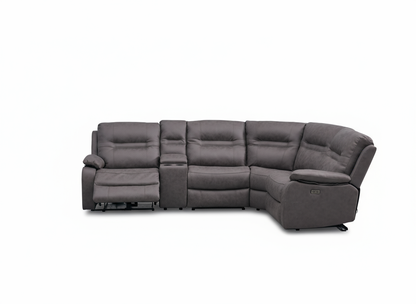 Jackson Power Recliner Modular Grey Corner Sofa