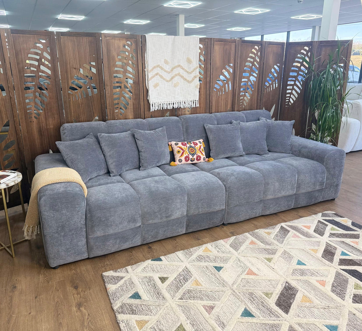 Jacob 4 Seater Sofa - Grey