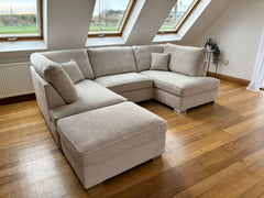 Carnaby Boucle U Shape Corner Sofa