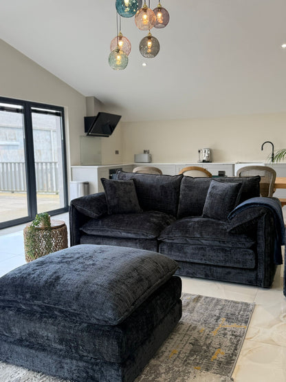 Solaya 3+2 Seater Sofa - Black