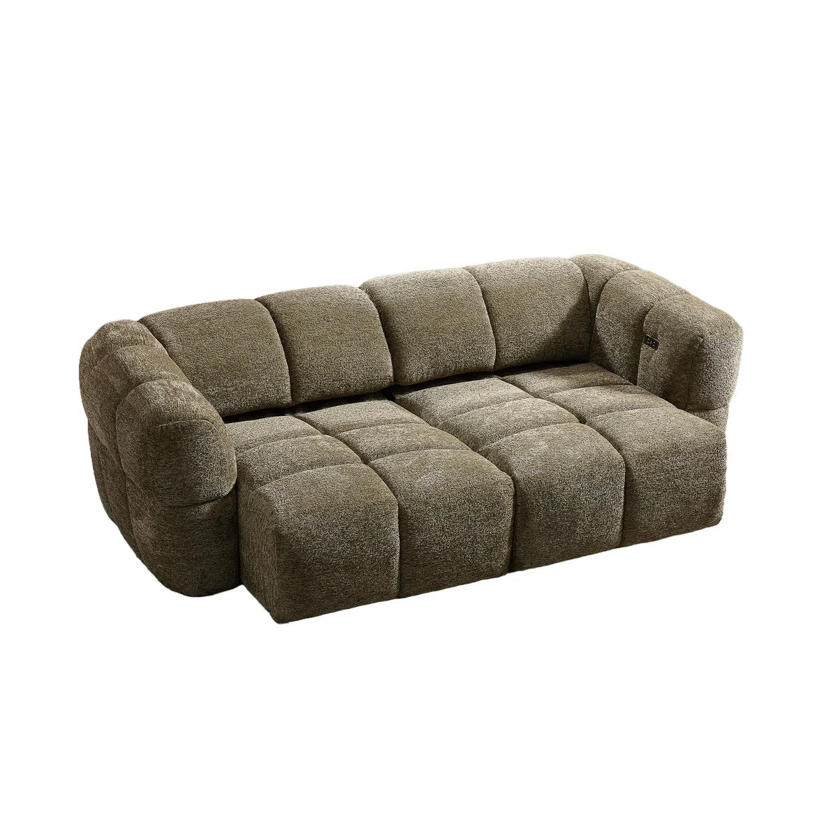 Ventura Power Slider Sofa Bed - Khaki Green
