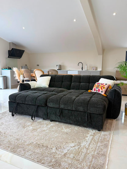Florida Universal Storage Sofa Bed - Black