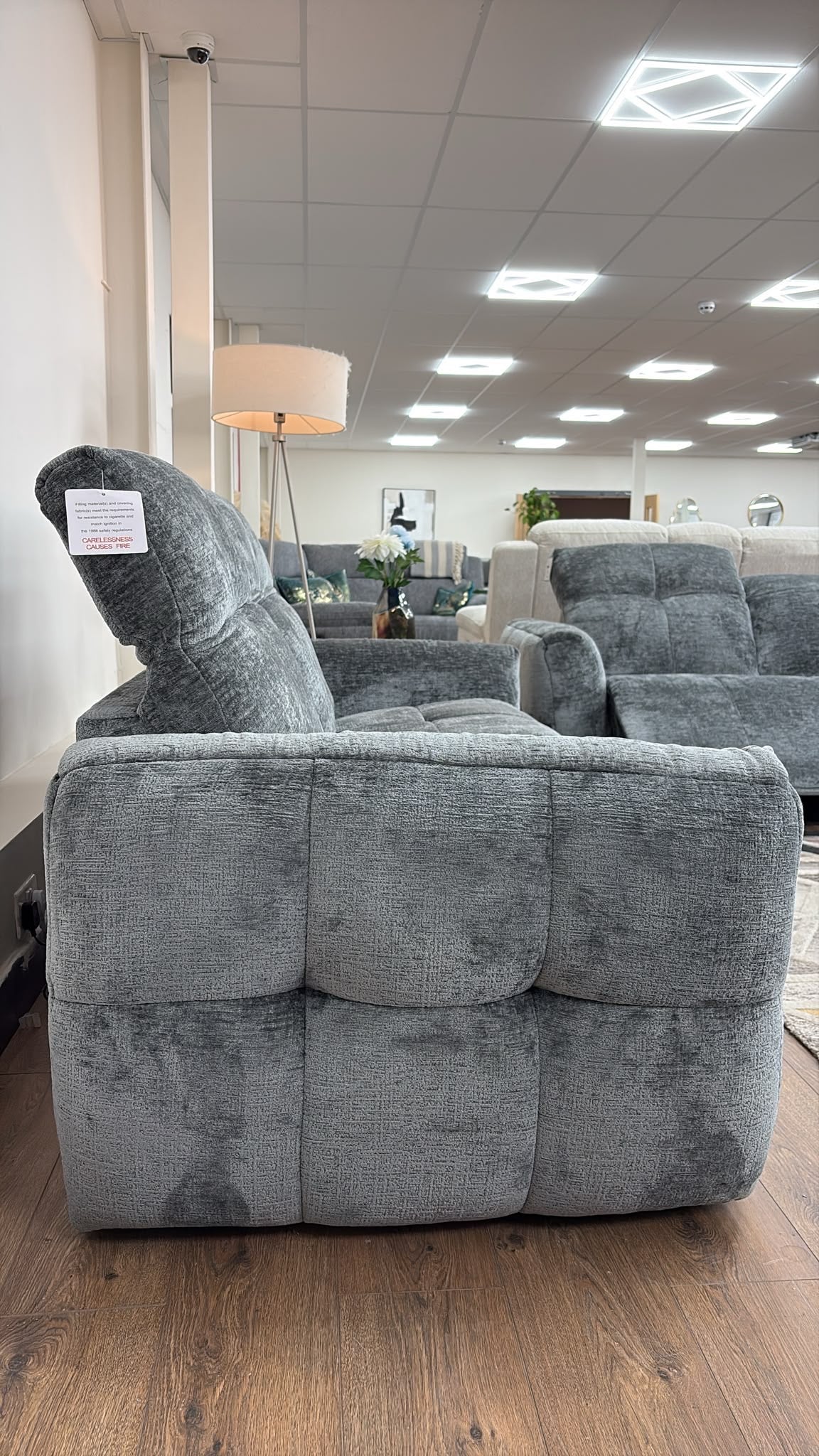 Faringdon Electric Recliner 3+2 Sofa Set with Adjustable Headrests