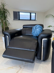 Somerville Electric Recliner Sofa Armchair - Black