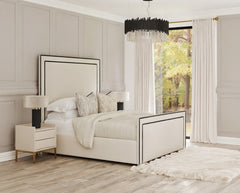 Lorenzo Luxe Bed Frame | Accent Piping | Contrast
