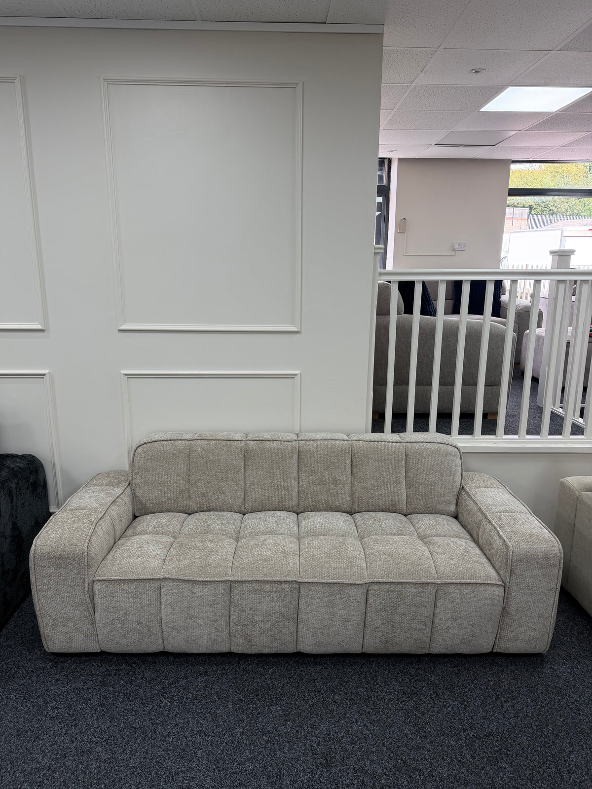 Paris Sofa Beige 3 Seater