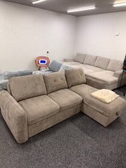 Moscow Universal Corner Sofabed With Storage - Brown