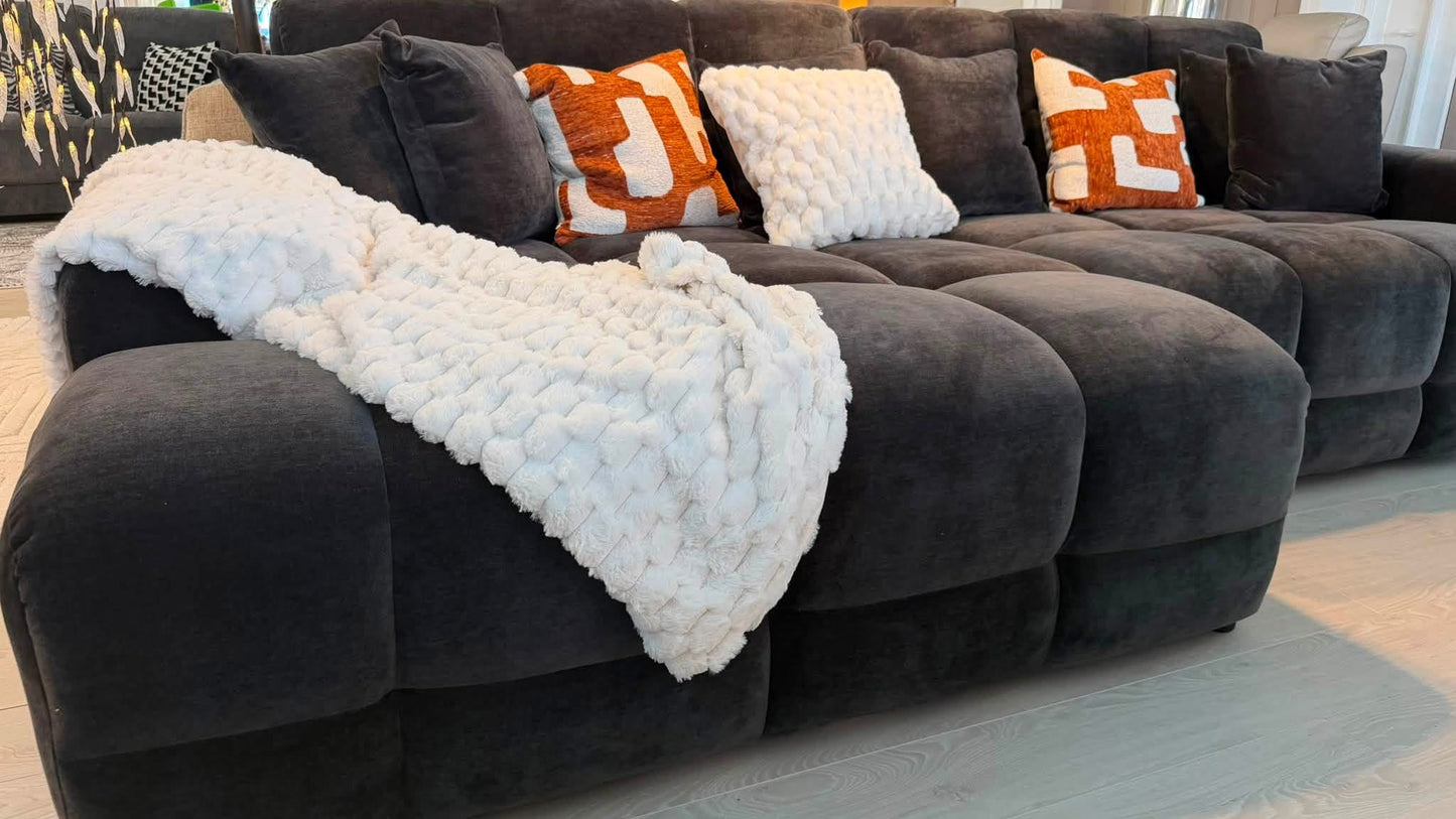 Jacob Sofa Charcoal Left Hand Facing Corner