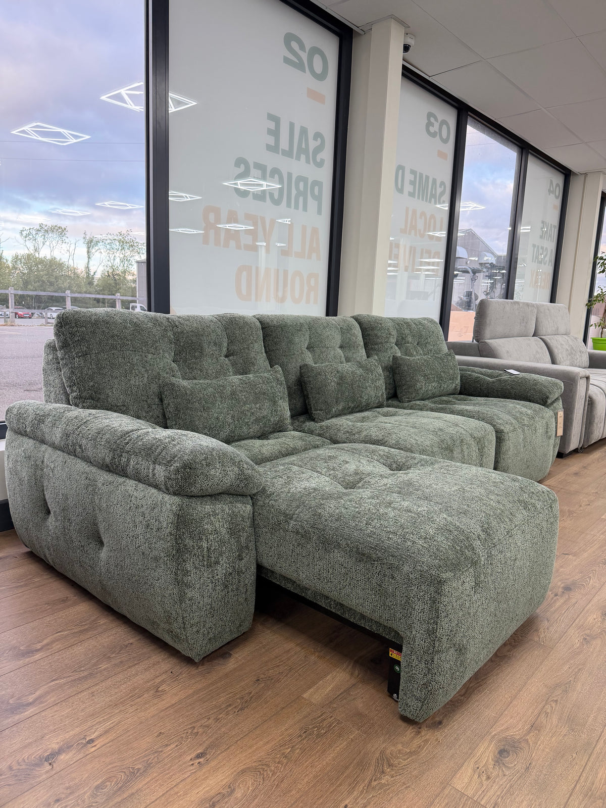 Dallas Electric Sofabed - Green