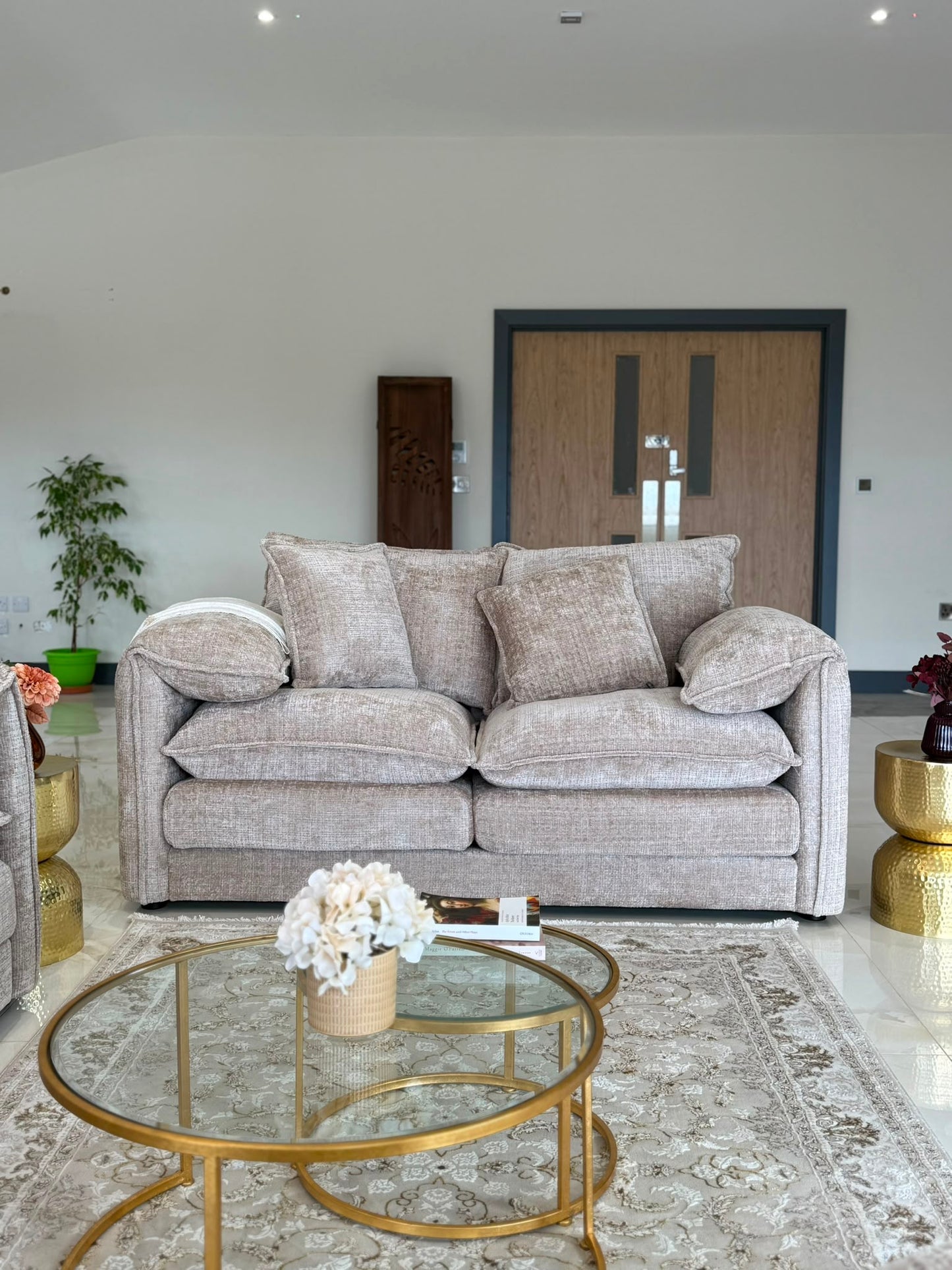 Solaya Sofa 2 Seater - Beige