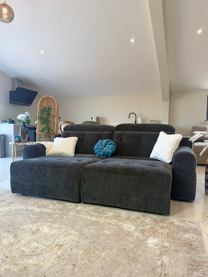 Harrison Electric Sofa Bed - Charcoal