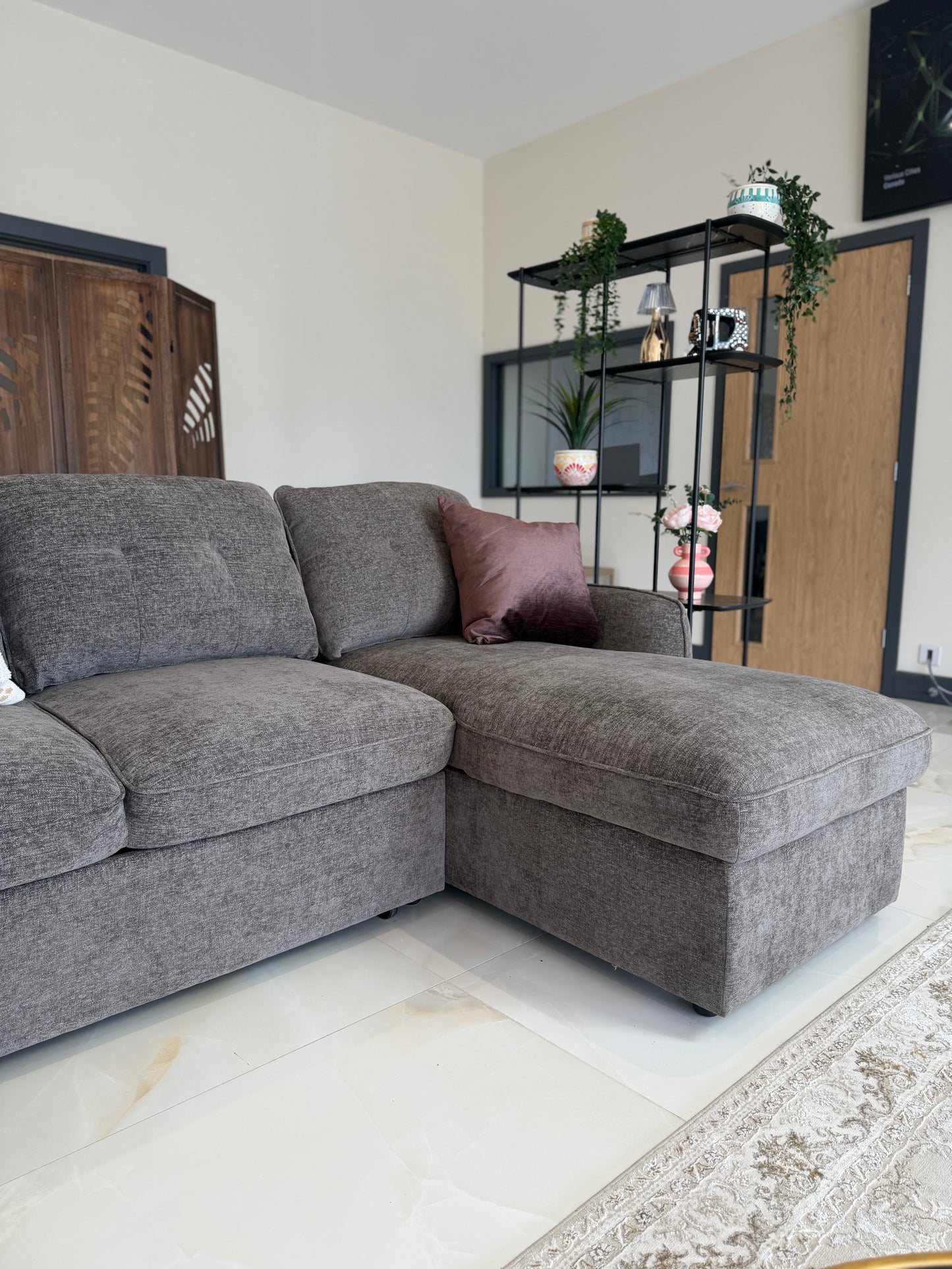 Moscow Universal Corner Sofabed With Storage - Brown
