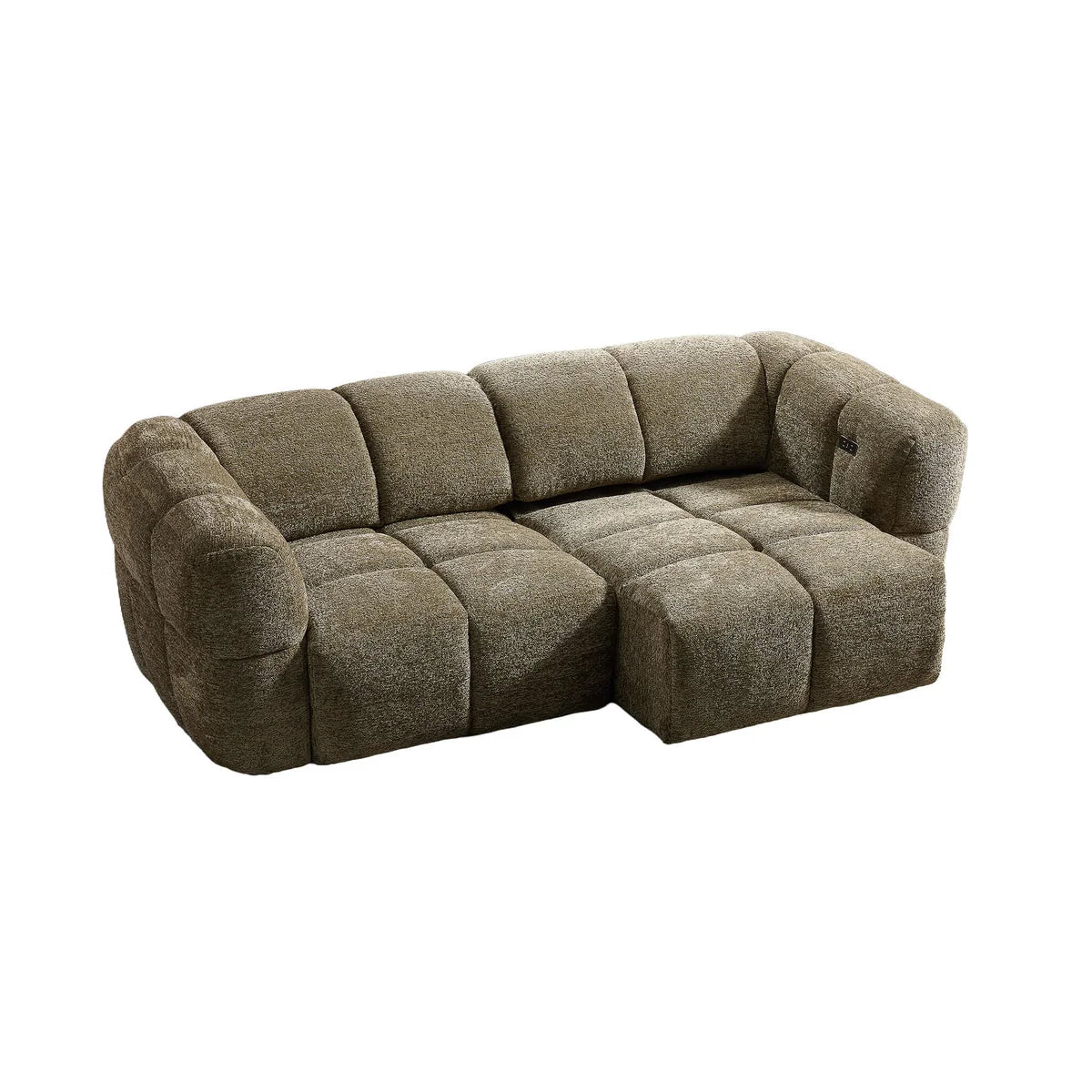 Ventura Power Slider Sofa Bed - Khaki Green