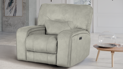Excalibur Beige Lay-Z-Boy Style Power Recliner Armchair