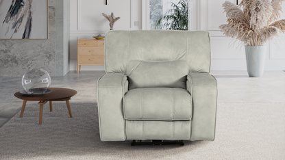 Excalibur Beige Lay-Z-Boy Style Power Recliner Armchair