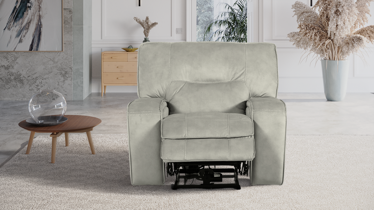 Excalibur Beige Lay-Z-Boy Style Power Recliner Armchair