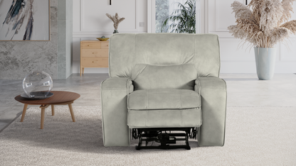 Excalibur Beige Lay-Z-Boy Style Power Recliner Armchair