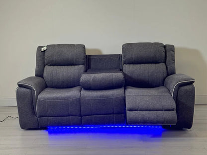 Hannah Electric Recliner 3+2 | Micro Fibre Fabric