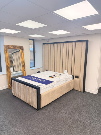 Conrad LED Dimmable Light Bed Frame | Sockets Optional