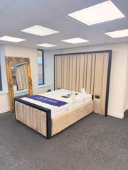 Conrad LED Dimmable Light Bed Frame | Sockets Optional