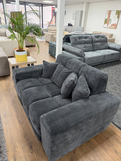 Jacob 2 Seater Sofa - Charcoal