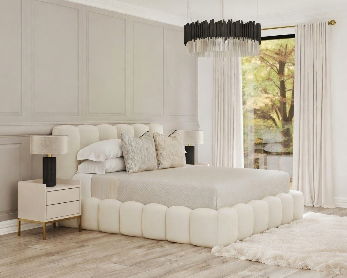 Laurence Boucle Bed Frame