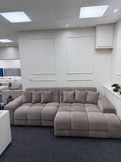Jacob Sofa Latte Right Hand Facing Corner