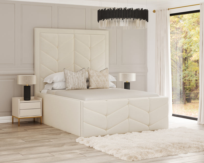 Elizabeth 70 Inch Tall Headboard Bed Frame