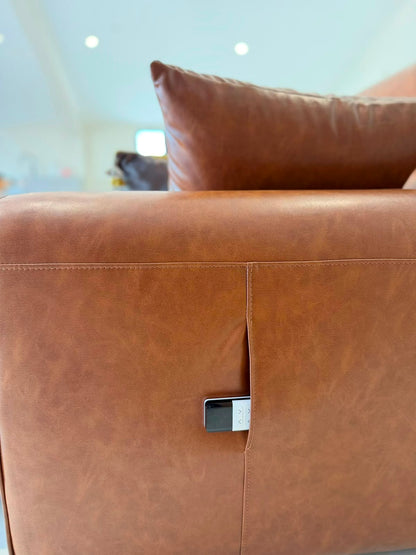 Conway Leather Electric Sofa Bed