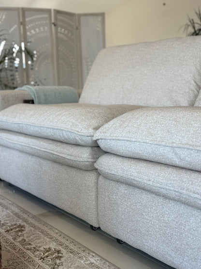Florence Cloud Electric Seat Extension Sofa Bed  - Beige