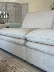 Florence Cloud Electric Seat Extension Sofa Bed  - Beige