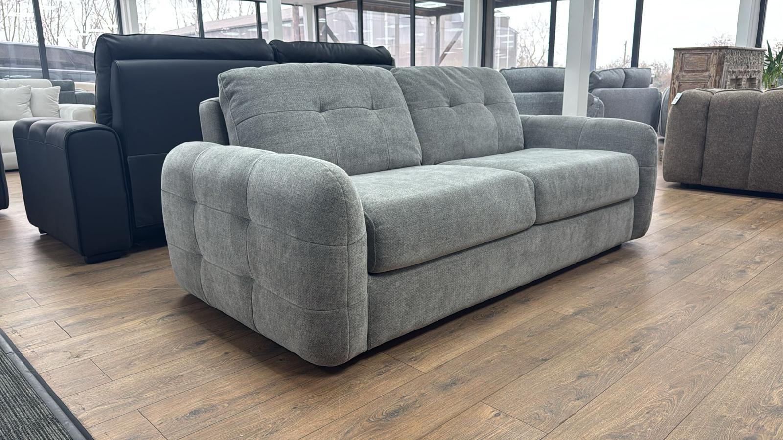 Athens 3 Seater Sofabed - Grey ( Free Mattress )
