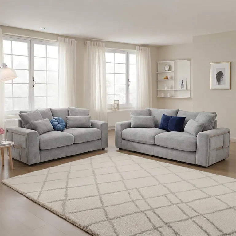 Jupiter 3+2 Seater Sofa - Grey