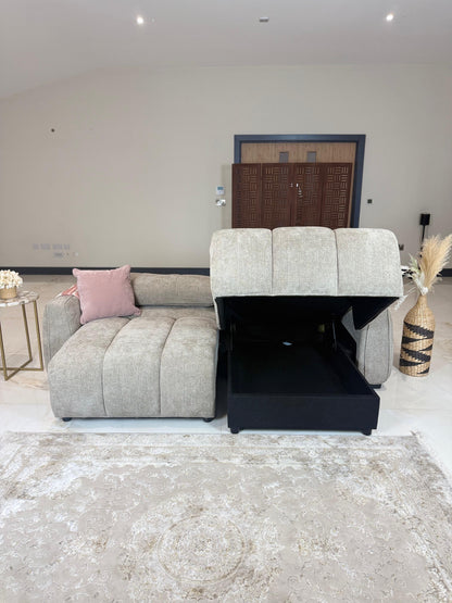 Portland Universal Storage Sofa Bed -  Beige