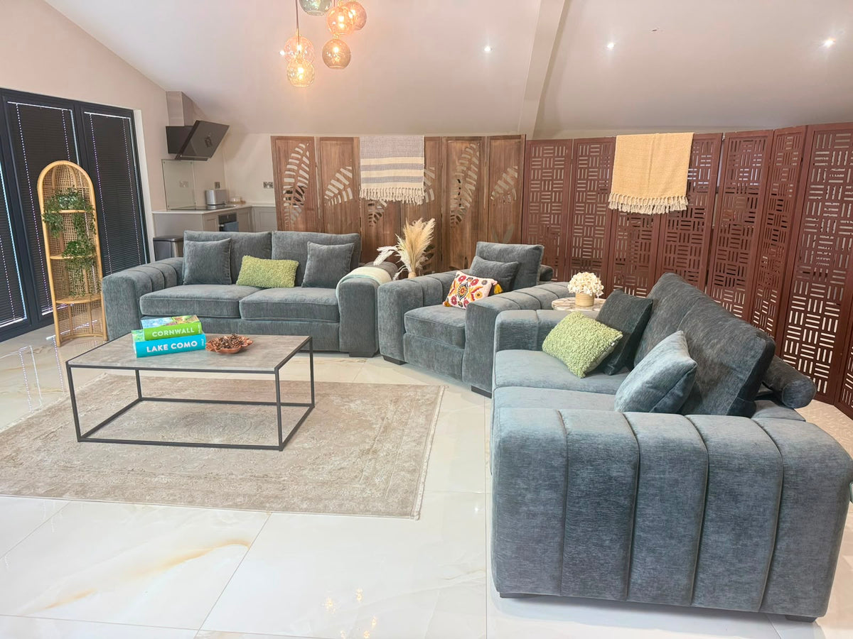 Laguna Grey 3+2+1 Seater Sofa