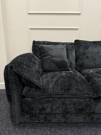 Solaya Corner Sofa - Black