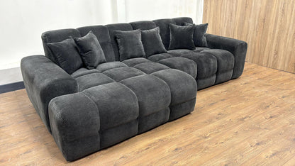 Jacob Sofa Charcoal Left Hand - EX DISPLAY