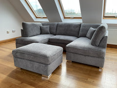 Carnaby Boucle U Shape Corner Sofa
