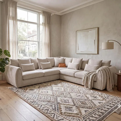 Mirabel Sofa Mocha Large Corner